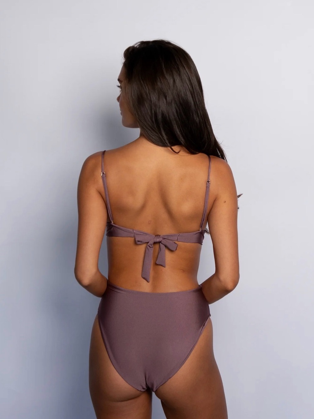 Skatie Bikini Set - Kate Top & Monroe Bottoms in Color: Tiki - Picture 3 of 3